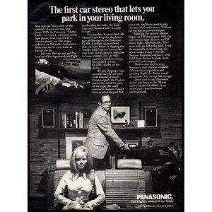 1971 Panasonic Monte Carlo CX-8888SU Vintage Print Ad Audiophile Wall Art Photo